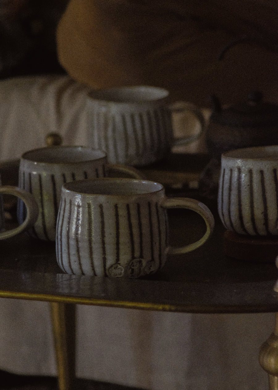 Hand thrown mug